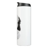 Illustration von Hand Thermosbecher (Nach rechts gedreht)