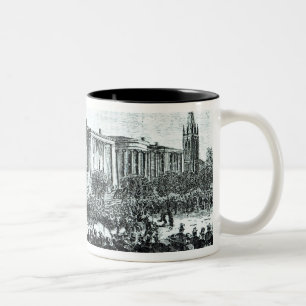 Illustration von "Harpers wöchentlicher" Zweifarbige Tasse