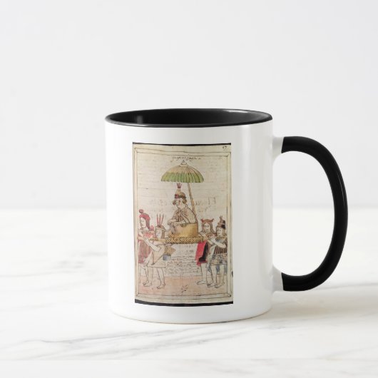 Illustration von Huascar Inka Tasse (Rechts)
