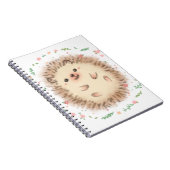 Illustration von Igel und Blume Notizblock (Rechte Seite)