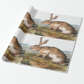 Illustration von Kaninchen (Lepus Texianus) Geschenkpapier (Ungerollt)