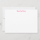 Illustration von Kitty Cat's Tea am Mittag Einladung (Rückseite)