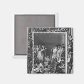 Illustration von "Le Lutrin" von Nicolas Magnet (Vorderseite/Rückseite)