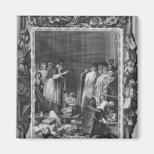 Illustration von "Le Lutrin" von Nicolas Magnet (Vorne)