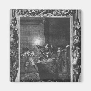 Illustration von "Le Lutrin" von Nicolas Magnet