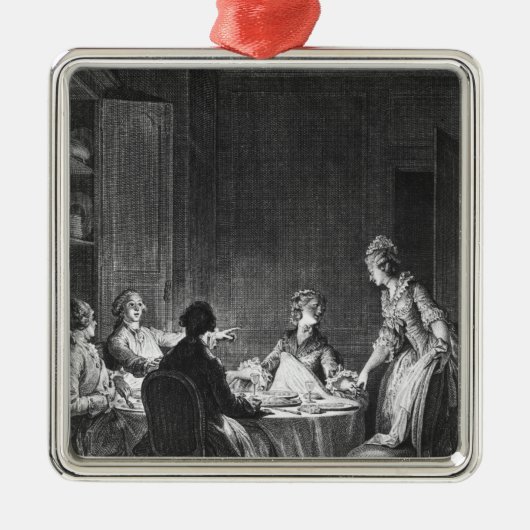 Illustration von 'L'Emile Silbernes Ornament (Vorne)
