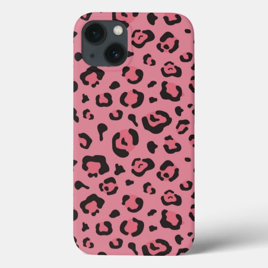 Illustration von Leopard Pink Animal Case-Mate iPhone Hülle (Rückseite)