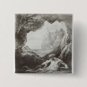 Illustration von 'Les Travailleurs de la Mer' Button