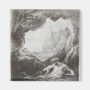 Illustration von 'Les Travailleurs de la Mer' Magnet