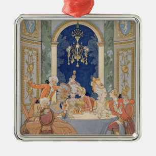 Illustration von "Les Verbindungen Dangereuses" Ornament Aus Metall