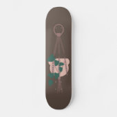 Illustration von Macrame Pflanze Hanger Planter Po Skateboard (Vorderseite)