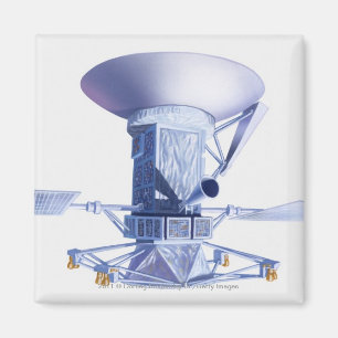 Illustration von Magellan Raumfahrzeug Magnet