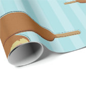 Illustration von Maishunden Geschenkpapier (Rolleneckpunkt)