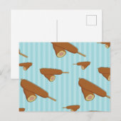 Illustration von Maishunden Postkarte (Vorne/Hinten)