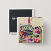 Illustration von Manco Capac Button (Vorne & Hinten)