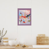 Illustration von Metropolis mit Super Powered Pack Poster (Küche)