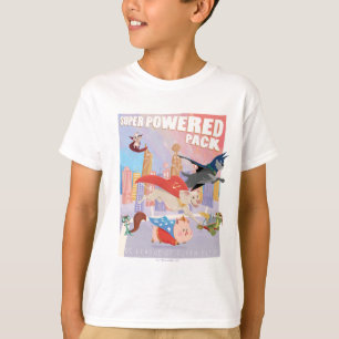 Illustration von Metropolis mit Super Powered Pack T-Shirt