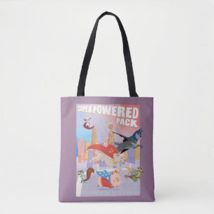 Illustration von Metropolis mit Super Powered Pack Tasche