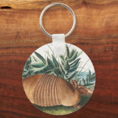 Illustration von neunbanded Armadillo (Dasypus Peb Schlüsselanhänger (Vorderseite)