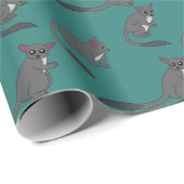 Illustration von niedlichen Buschbabys Geschenkpapier (Rolleneckpunkt)