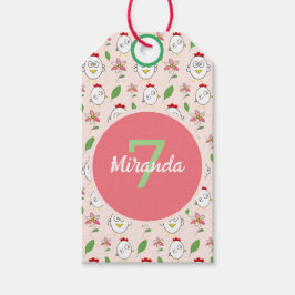 Illustration von niedlichen Cartoon Geschenkanhänger