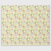 Illustration von niedlichen Cartoon Geschenkpapier (Flach)