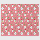 Illustration von niedlichen Cartoon Geschenkpapier (Flach)