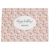 Illustration von niedlichen Cartoon Große Geschenktüte (Vorderseite)