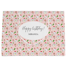 Illustration von niedlichen Cartoon Große Geschenktüte