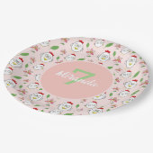 Illustration von niedlichen Cartoon Pappteller (Schrägansicht)