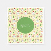 Illustration von niedlichen Cartoon Serviette (Vorderseite)