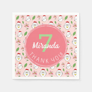 Illustration von niedlichen Cartoon Serviette