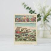 Illustration von Noahs Arche und der General Delug Postkarte (Stehend Vorderseite)