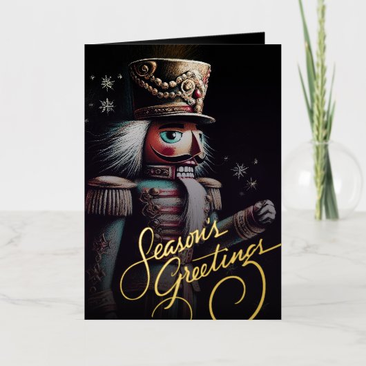 Illustration von Nutcracker Christmas Black (Vorderseite)