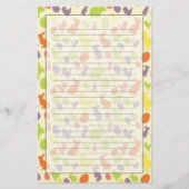 Illustration von Ostern-Hintergrund Briefpapier (Vorderseite)