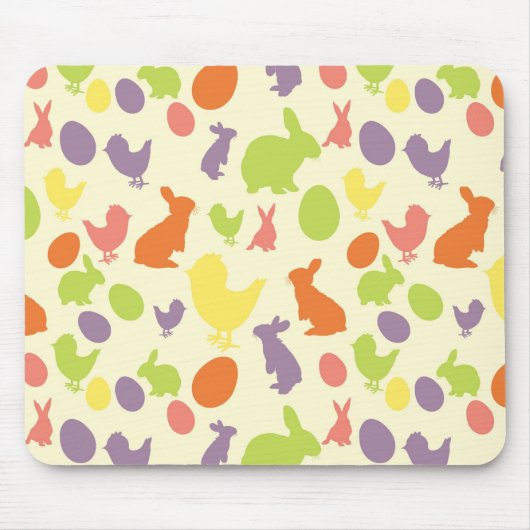 Illustration von Ostern-Hintergrund Mousepad (Vorne)