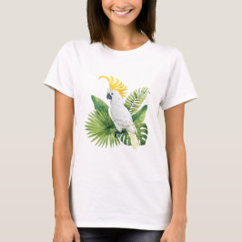 Illustration von Papagei Kakadu T-Shirt