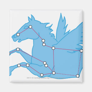 Illustration von Pegasus-Konstellation Magnet