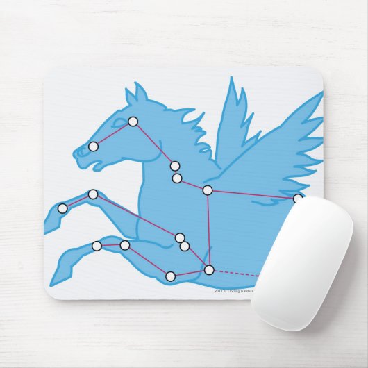 Illustration von Pegasus-Konstellation Mousepad (Mit Mouse)