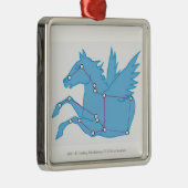 Illustration von Pegasus-Konstellation Ornament Aus Metall (Rechts)