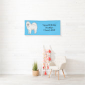 Illustration von Samohunde-Cartoon Banner (Insitu)