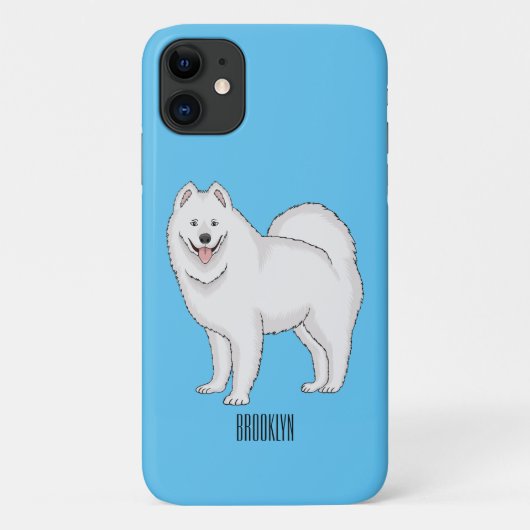Illustration von Samohunde-Cartoon Case-Mate iPhone Hülle (Rückseite)