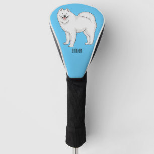 Illustration von Samohunde-Cartoon Golf Headcover