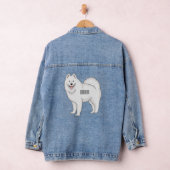 Illustration von Samohunde-Cartoon Jeansjacke (Hangar)