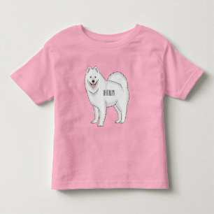 Illustration von Samohunde-Cartoon Kleinkind T-shirt