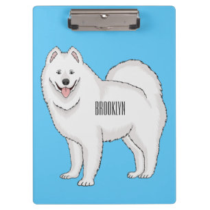 Illustration von Samohunde-Cartoon Klemmbrett