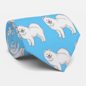 Illustration von Samohunde-Cartoon Krawatte (Gerollt)