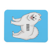 Illustration von Samohunde-Cartoon Magnet (Horizontal)