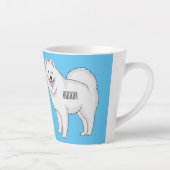 Illustration von Samohunde-Cartoon Milchtasse (Rechts)