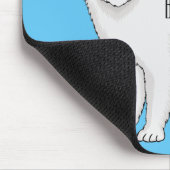 Illustration von Samohunde-Cartoon Mousepad (Ecke)